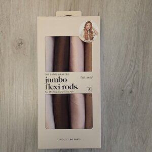 Kitsch Satin Wrapped Jumbo Flex Rods 4pc Set Brand New
